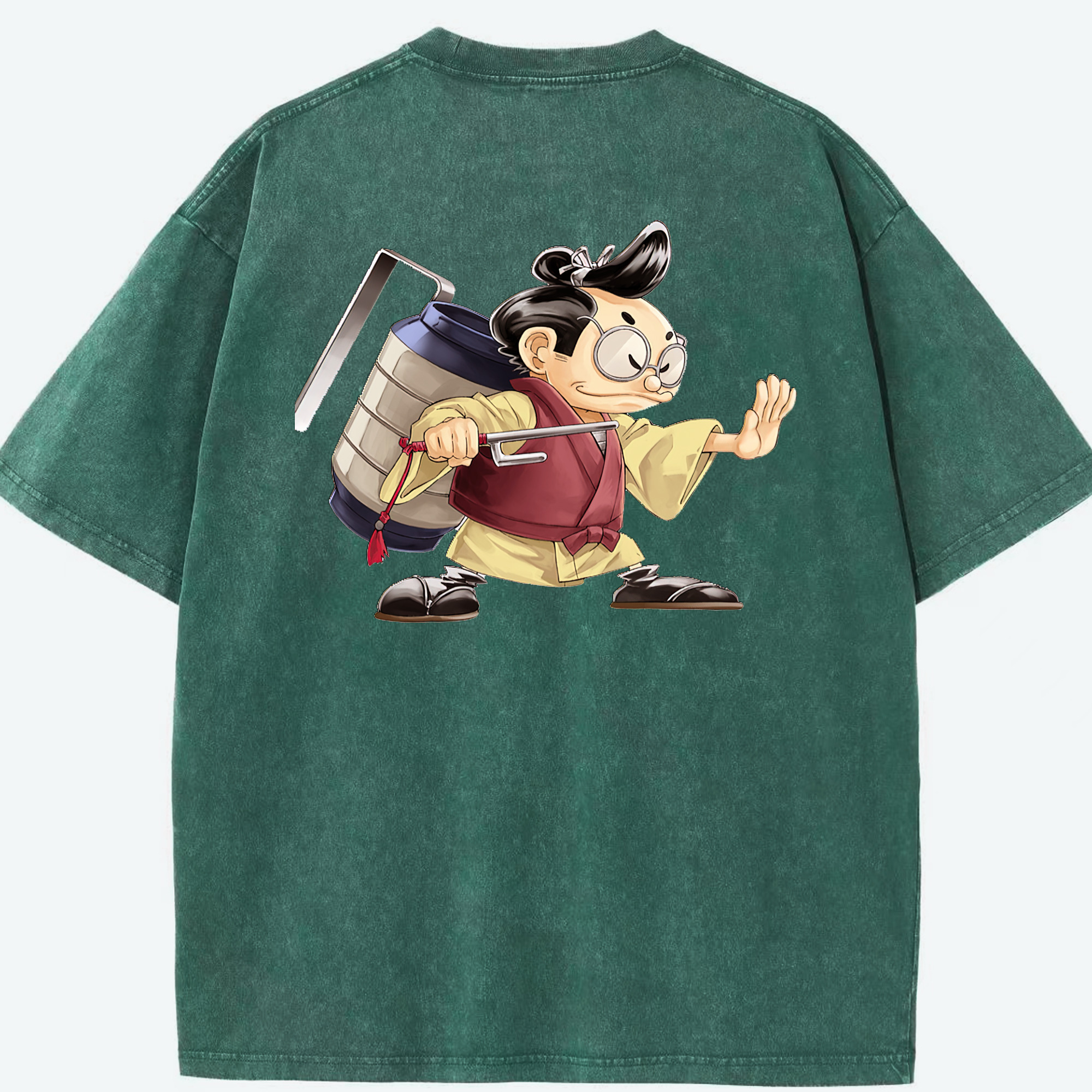 （画像用） 遊☆戯☆王 Yu-Gi-Oh! 綿100% ヴィンテージ風 半袖Tシャツ（背面プリント）